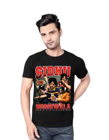 SIDHUMOOSEWALA' Graphic T-shirt Design